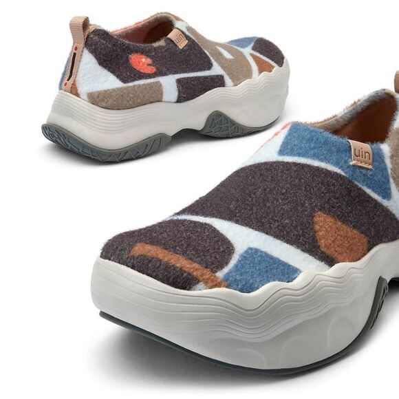 UIN Women's Walking Shoes Slip On Sneaker (COLORED STONE TRACK TOLEDO V) No Box - Picture 7 of 11